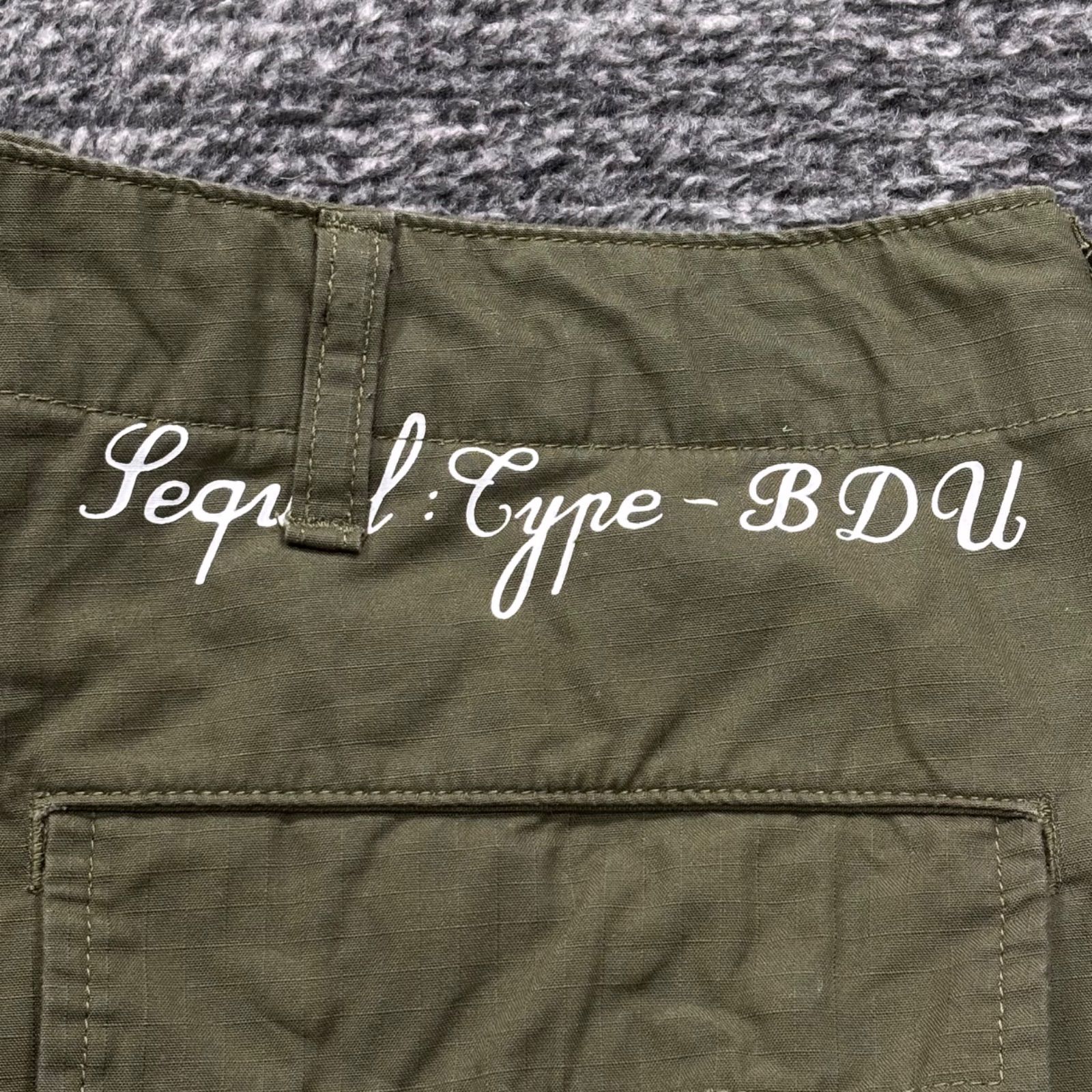 未使用同様 SEQUEL BDU PANTS TYPE-BDU (SQ-25SS-PT-10) OLIVE XL