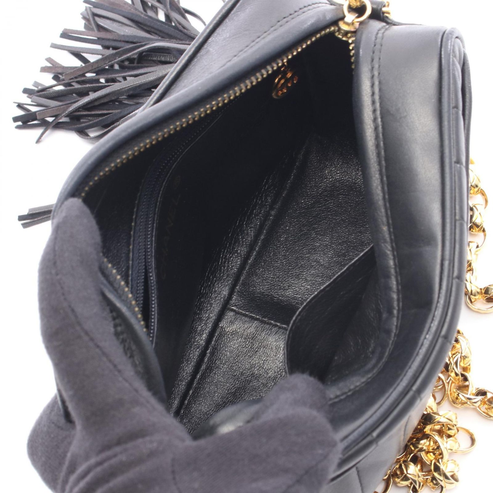 シャネル CHANEL ショルダーバッグ マドモアゼル ココマーク ブラック 