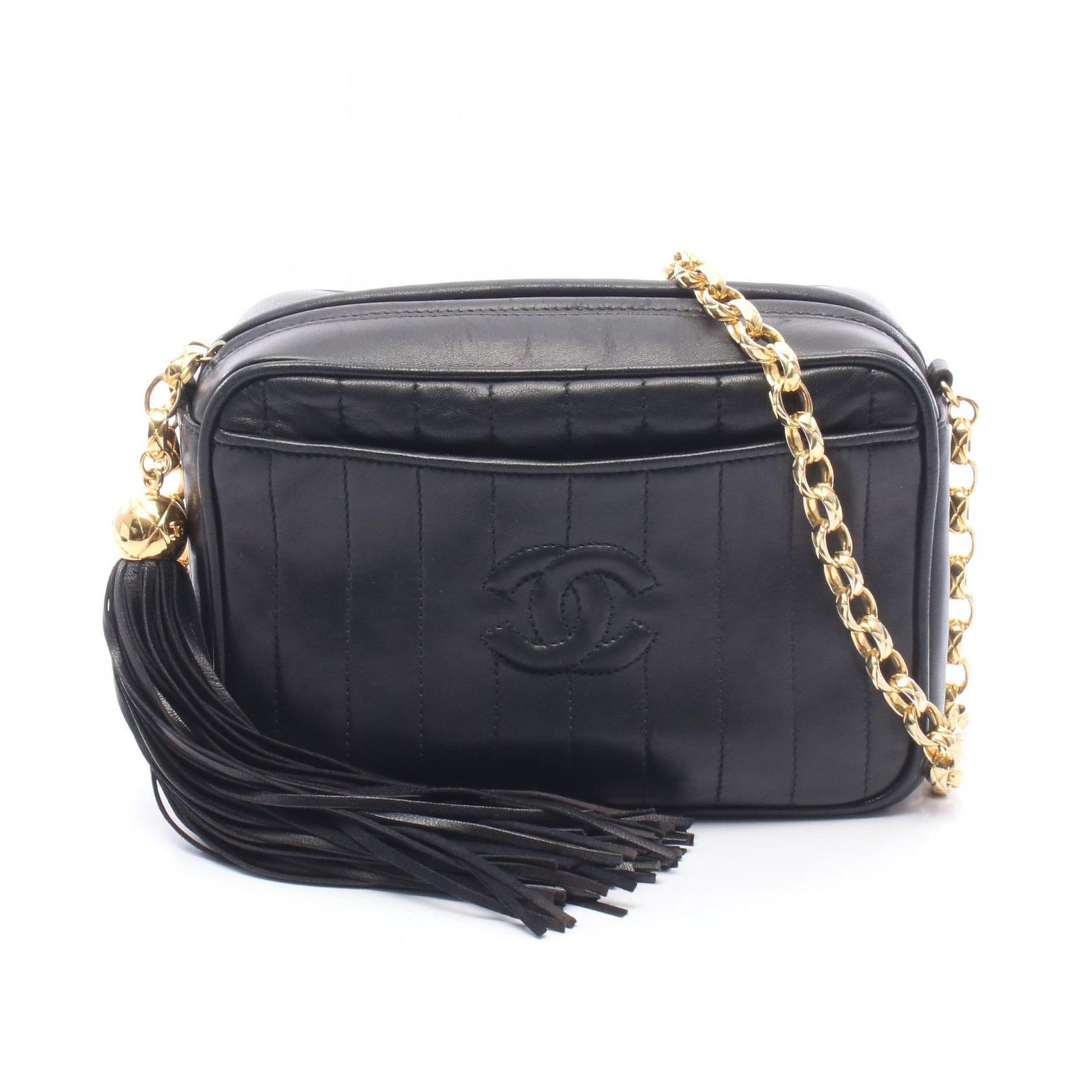 シャネル CHANEL ショルダーバッグ マドモアゼル ココマーク ブラック 