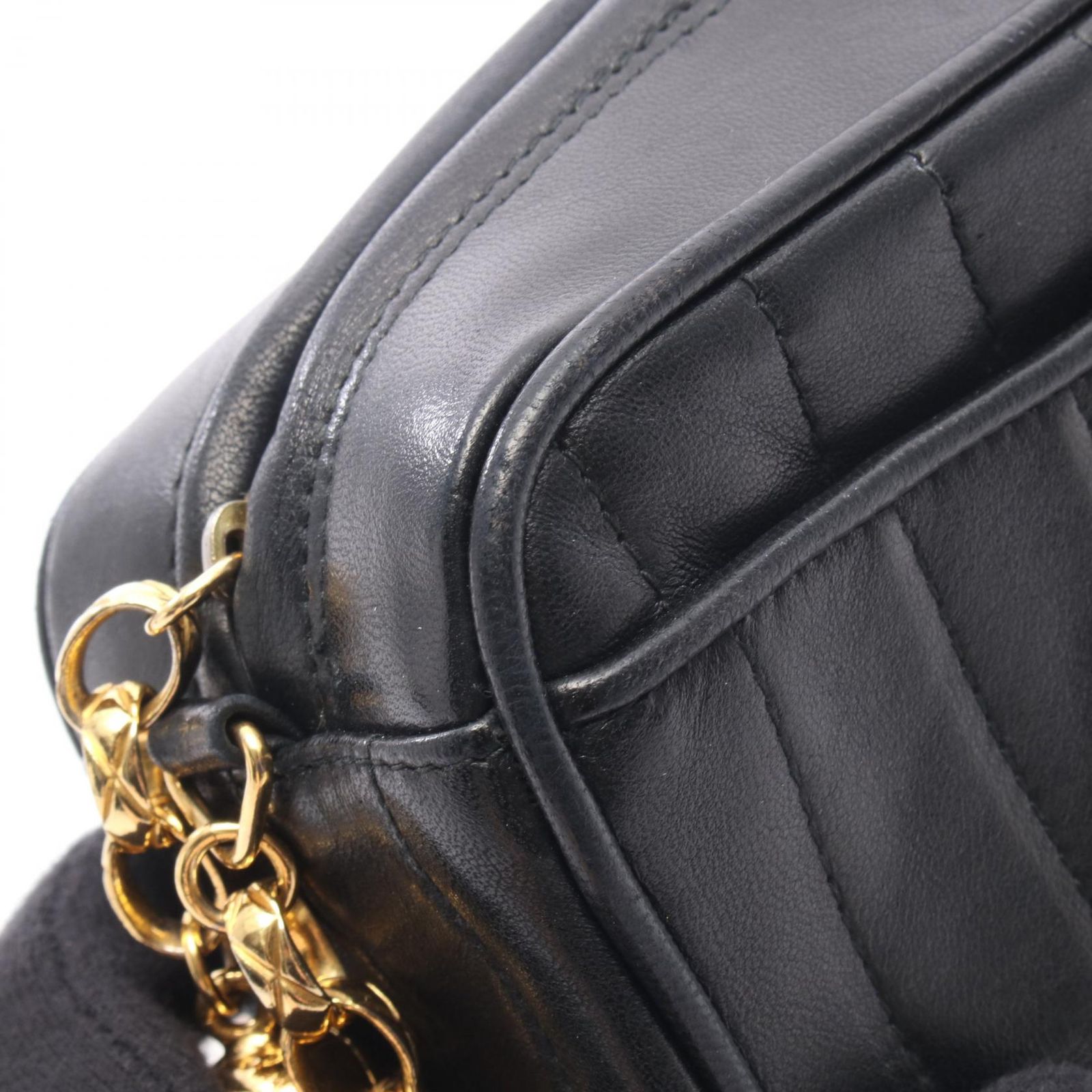 シャネル CHANEL ショルダーバッグ マドモアゼル ココマーク ブラック 