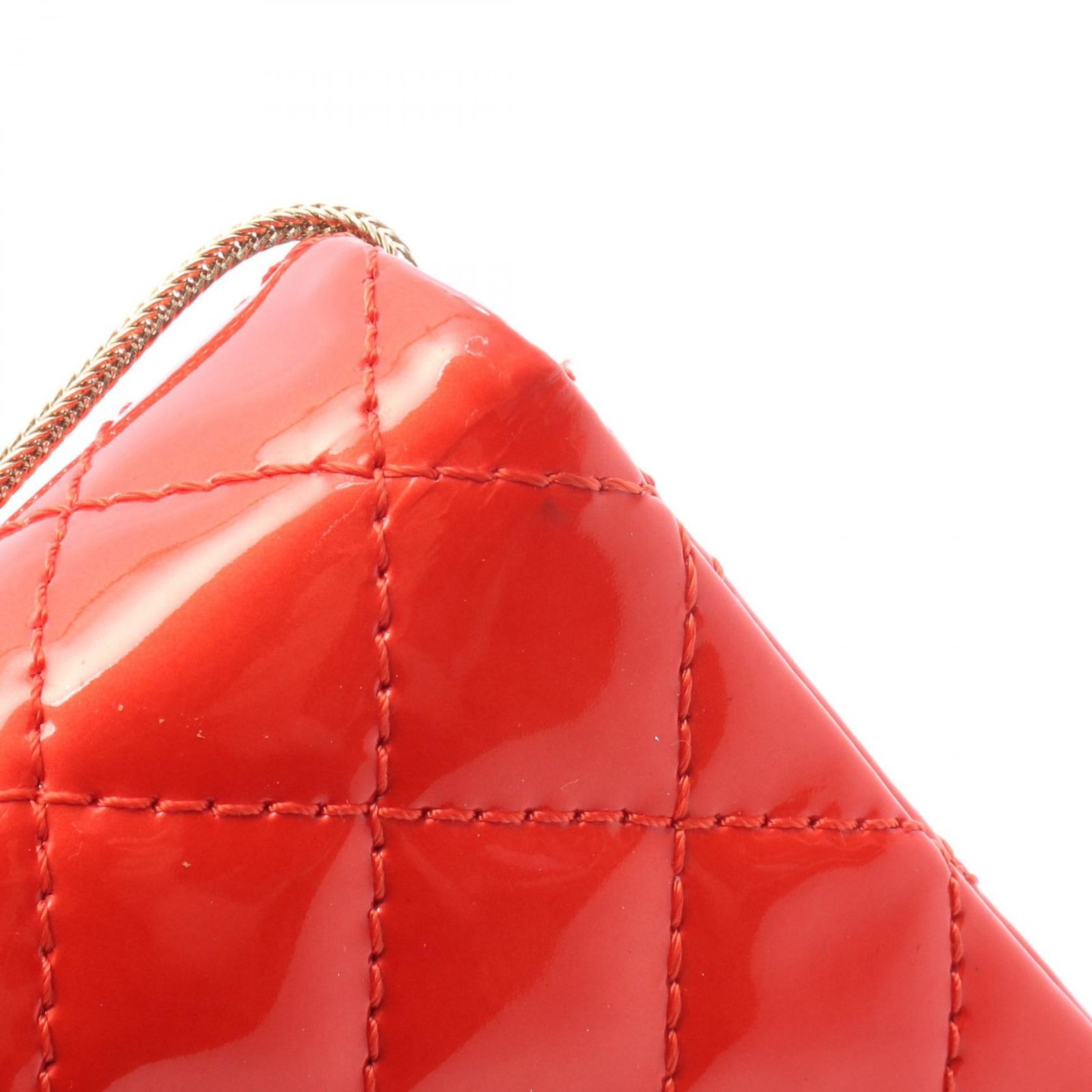 シャネル CHANEL ショルダーバッグ 2.55 マトラッセ クラッチ レッド 