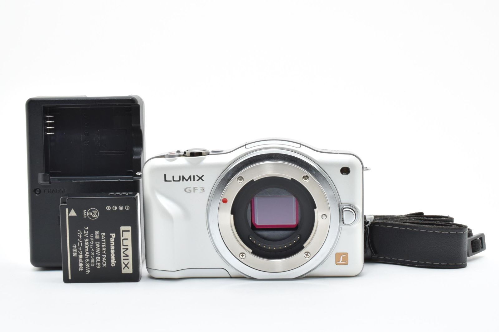 ☆美品☆ パナソニック PANASONIC DMC-GF3 ボディ シェルホワイト