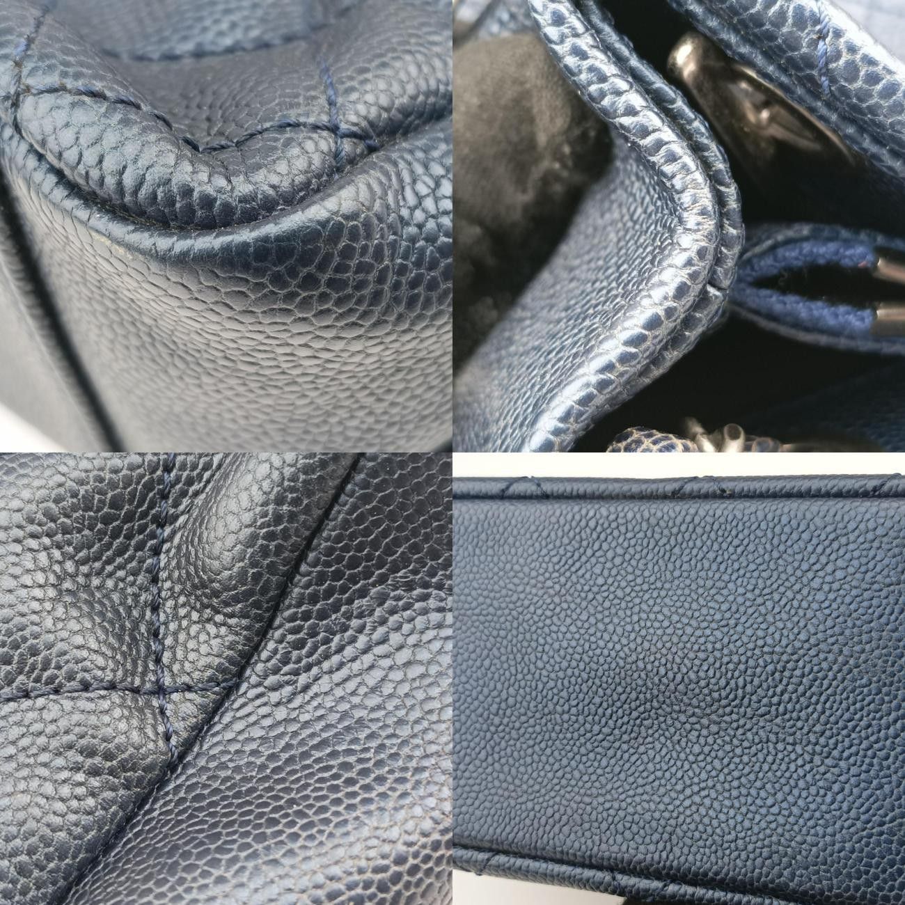 シャネルChanelマトラッセマトラッセ ネイビー キャビアレザー A67414 17113434 CHANEL - シャネルChanelマトラッセマトラッセ ネイビー キャビア
