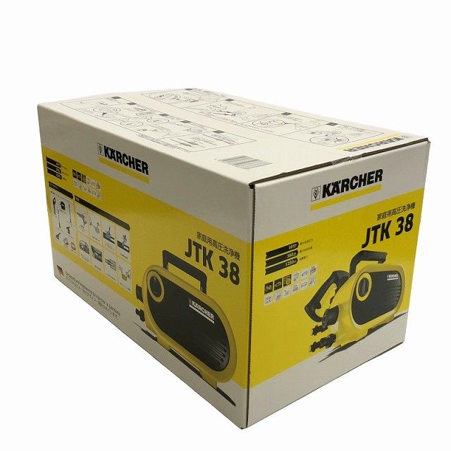 KARCHER JTK38 高圧洗浄機 箱付 ☆未使用品☆ KARCHER ケルヒャー 50/60Hz 家庭用高圧洗浄機 JTK38