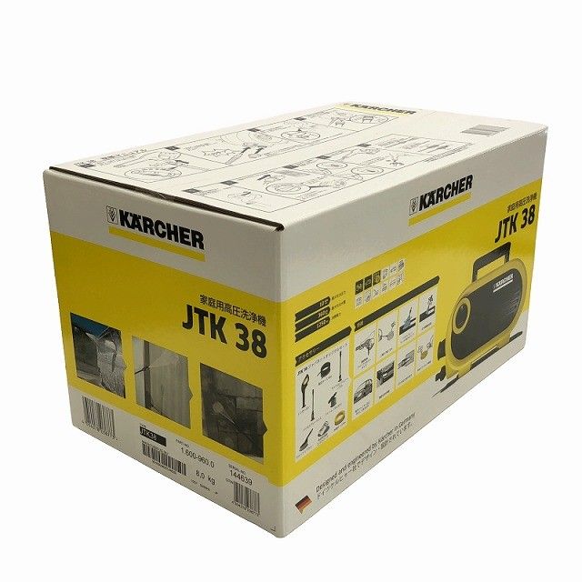未使用　箱無し　ケルヒャー　KARCHER 高圧洗浄機　JTK38 ☆未使用品☆ KARCHER ケルヒャー 50/60Hz 家庭用高圧洗浄機 JTK38