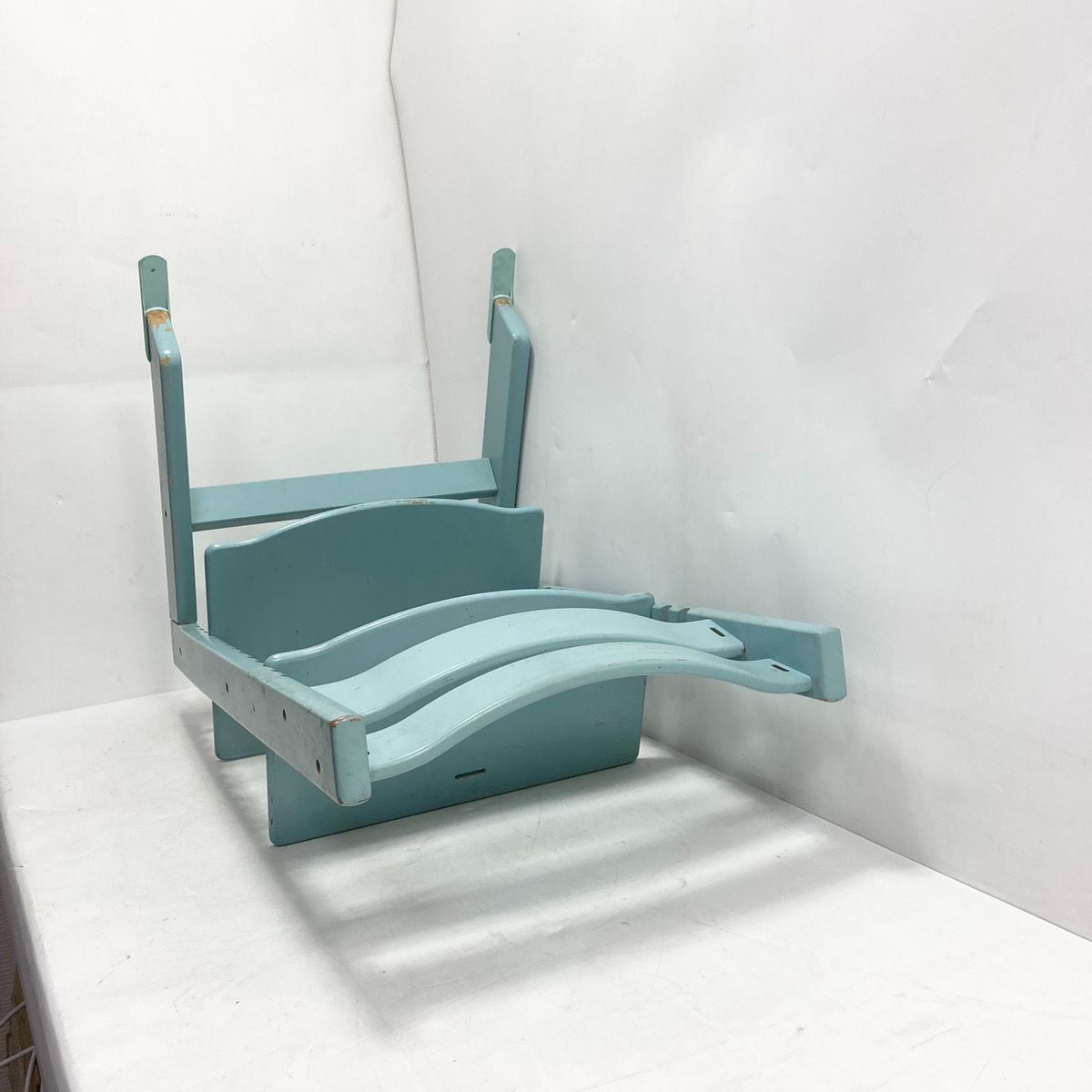 ご商談中 ストッケ  Stokke  トリップトラップ triptrapp 水色   フィヨルドブルー　中古　エキスパート藤沢辻堂 トリップトラップ 10%off 公式 ストッケ フィヨルドブルー ベビー