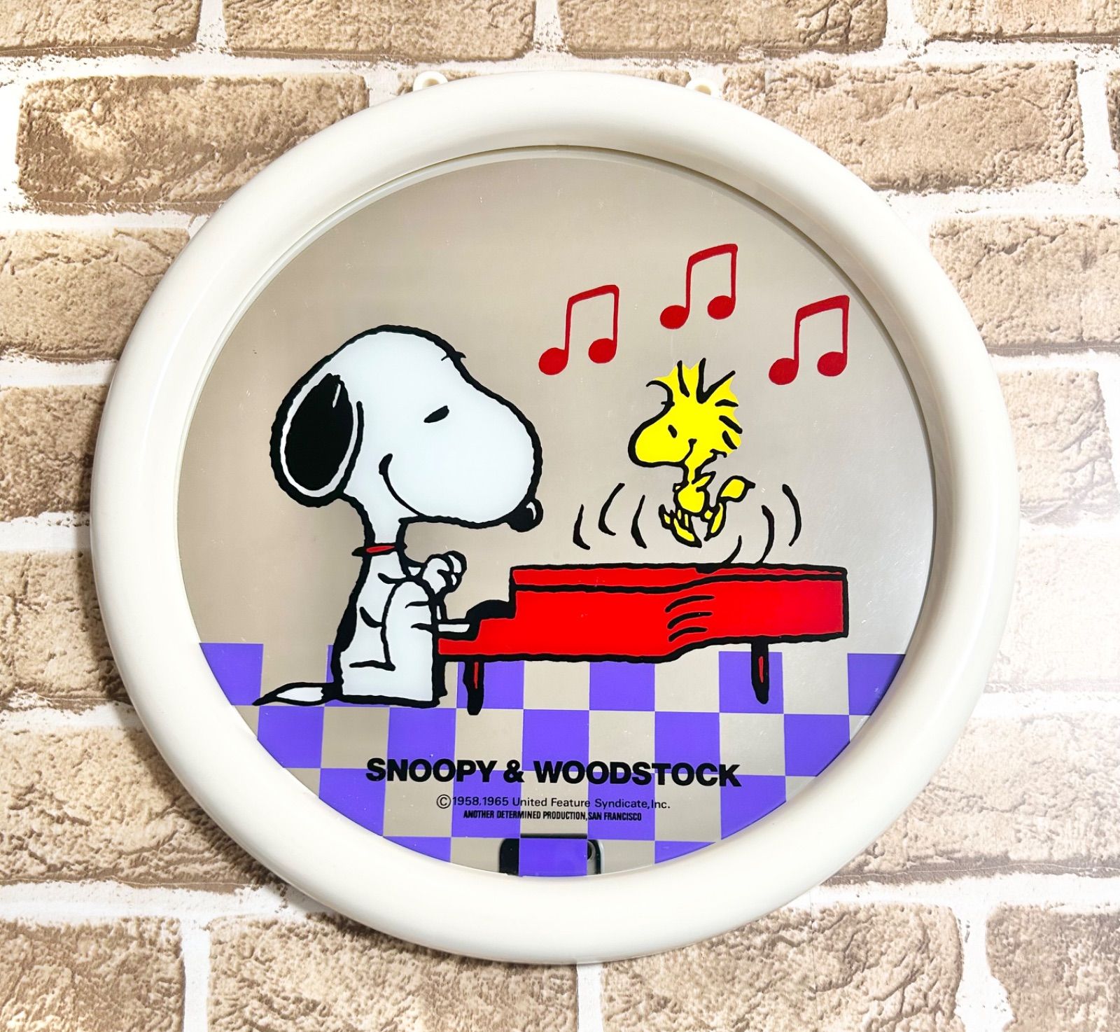 鏡 【レア】 スヌーピー パブミラー レトロ ヴィンテージ SNOOPY 鏡