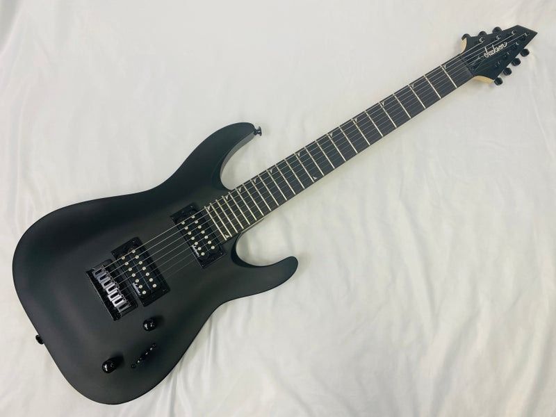 Jackson JS Series Dinky Arch Top JS22-7 DKA HT Amaranth Fingerboard Satin Black ジャクソン 7弦 エレキギター