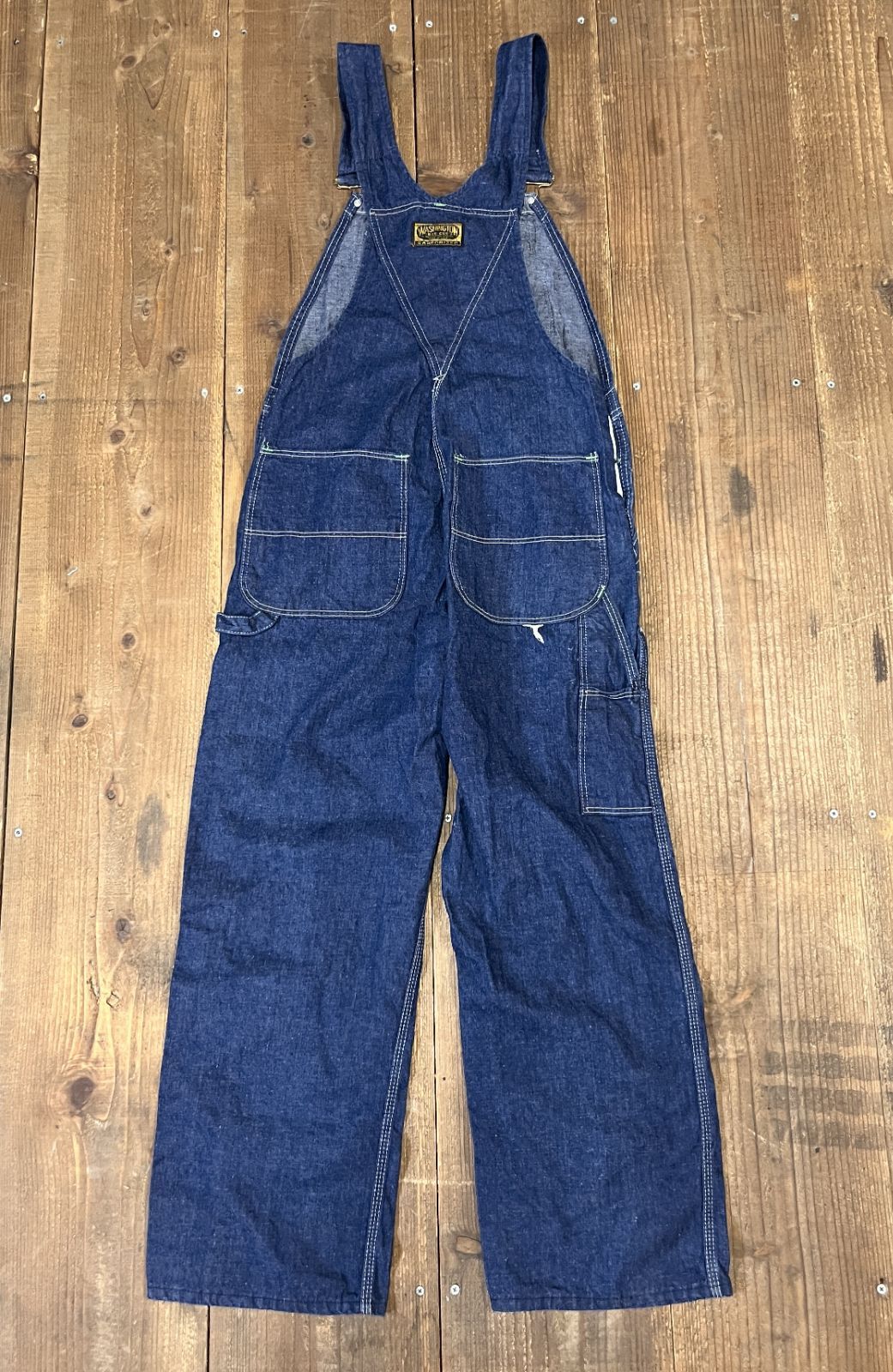 VINTAGE 60s WASHINGTON DEE CEE DENIM OVERALL DEEP INDIGO - メルカリ