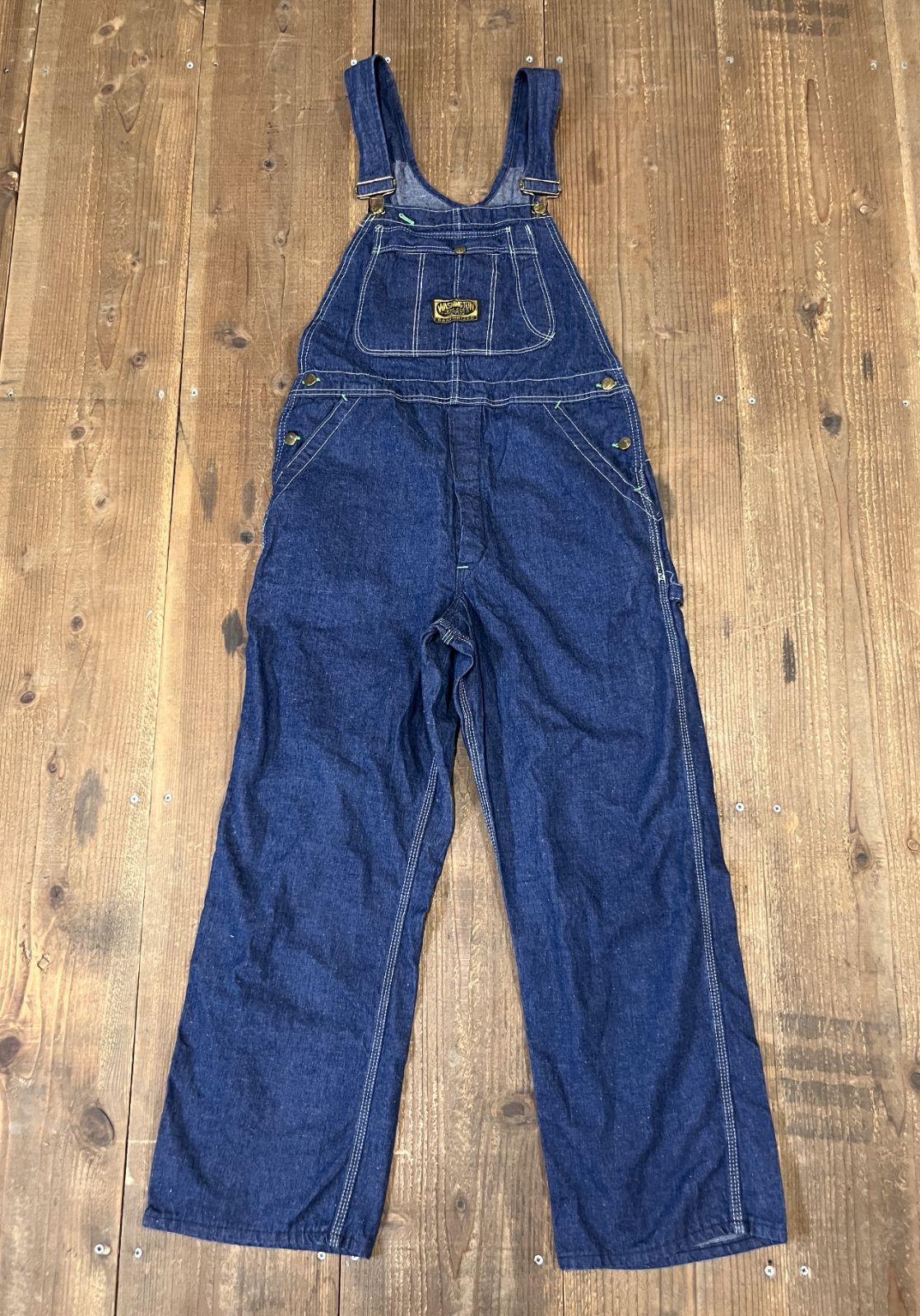 VINTAGE 60s WASHINGTON DEE CEE DENIM OVERALL DEEP INDIGO - メルカリ