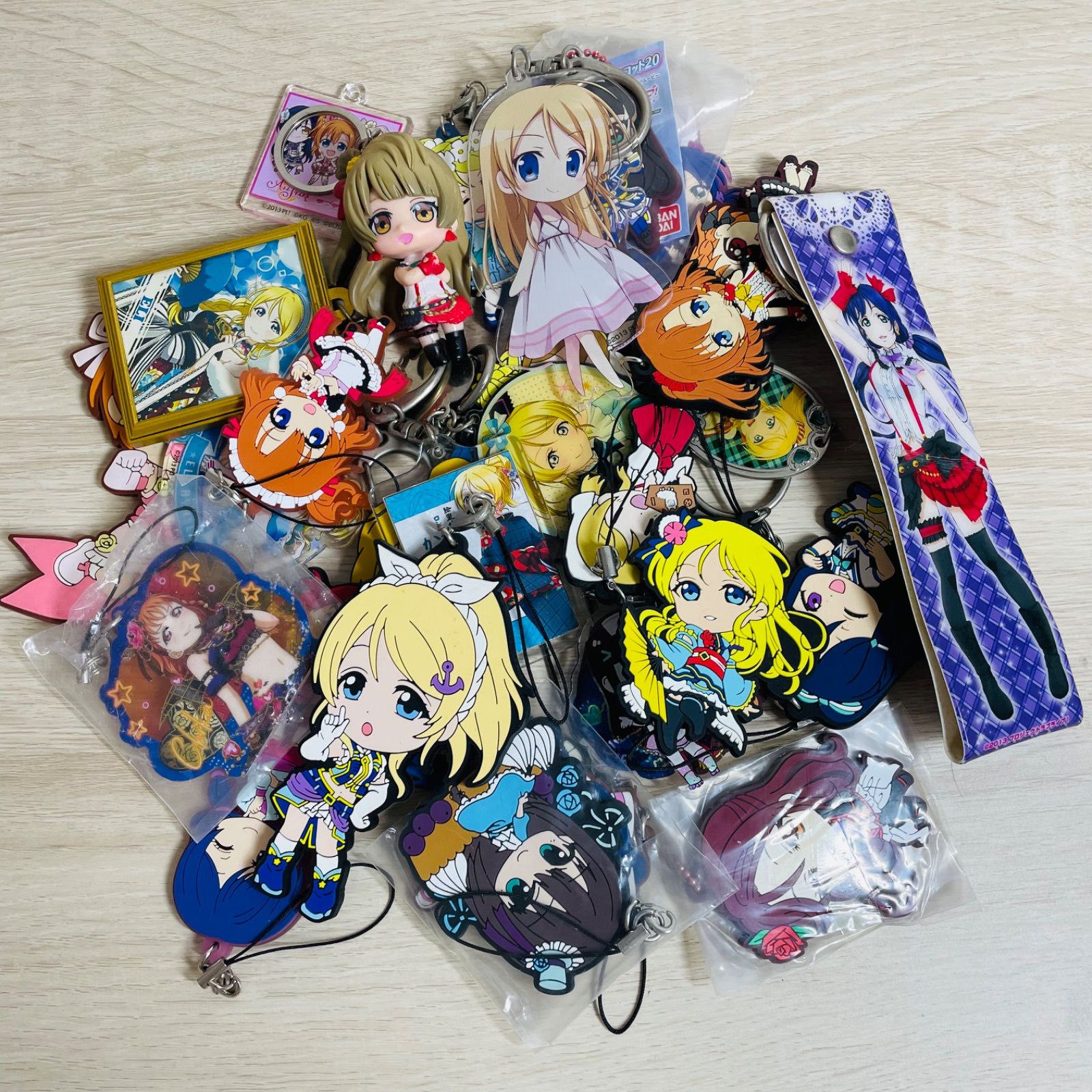 ラブライブ グッズ大量まとめ売り キーホルダー ラバーストラップ