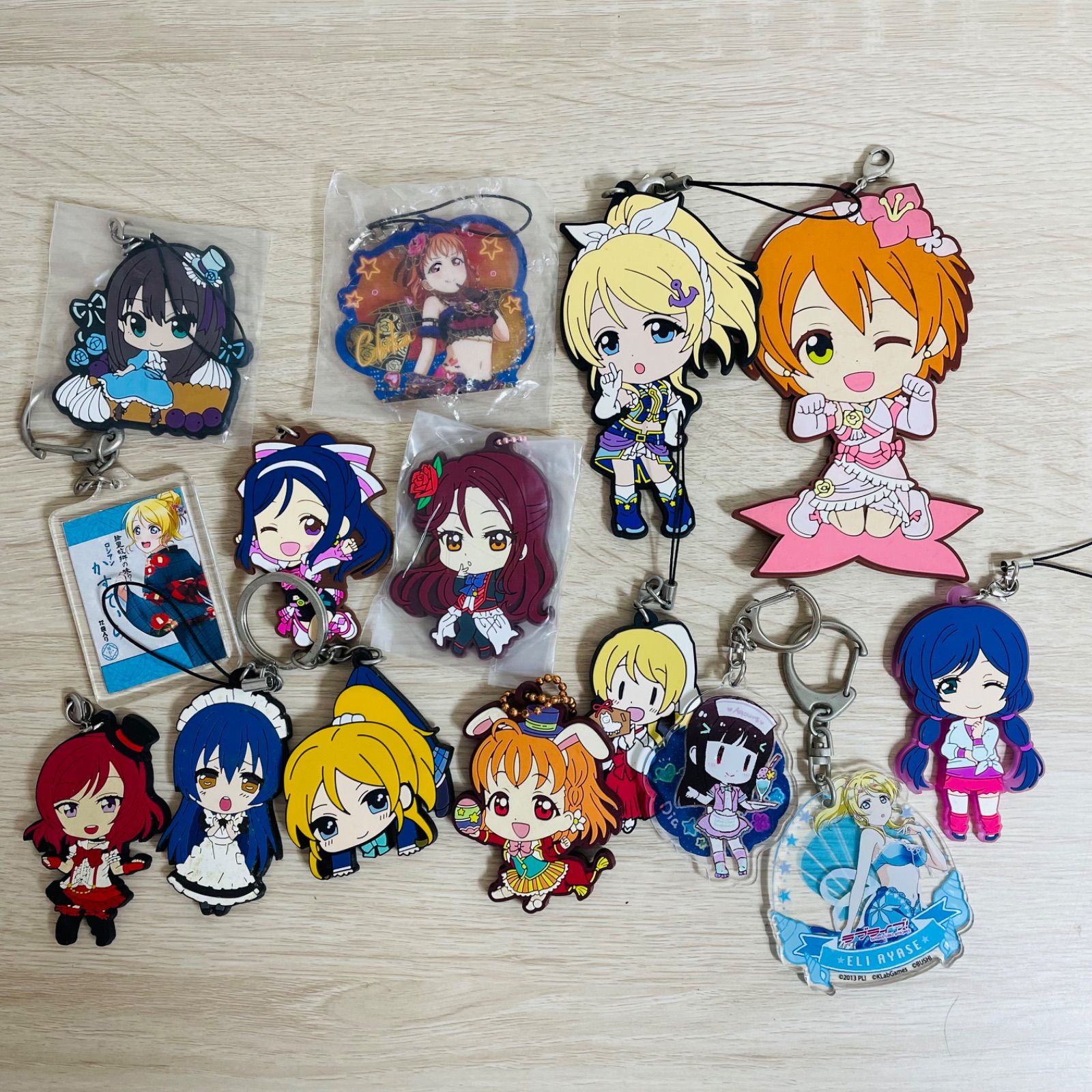ラブライブ グッズ大量まとめ売り キーホルダー ラバーストラップ 
