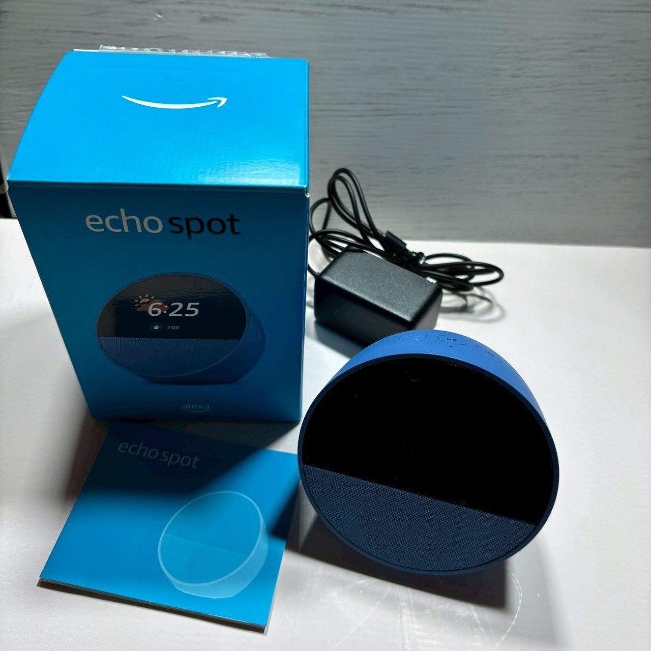 スマートスピーカー 青 黄 2個セット EchoSpot 第2世代 Amazon 2024年発売 人気 モデル スマートスピーカー