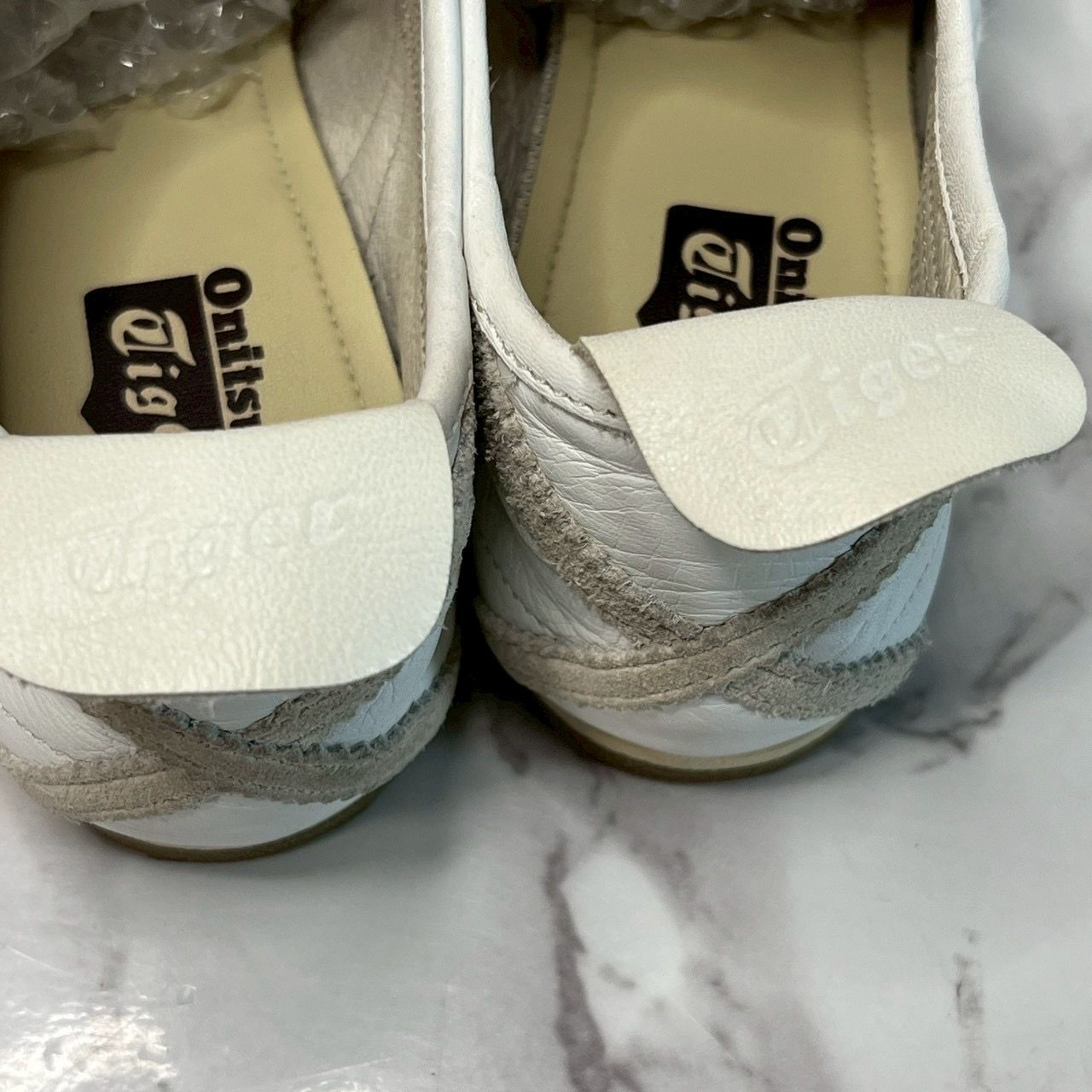 オニツカタイガー Onitsuka Tiger レザースニーカー ホワイト 23.5cm