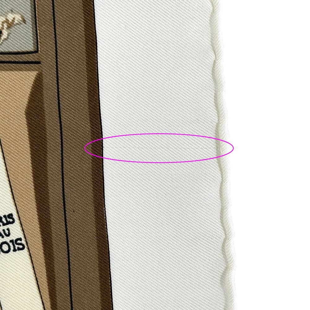 エルメス HERMES スカーフ プチカレ Bibliotheque 図書館 レディース