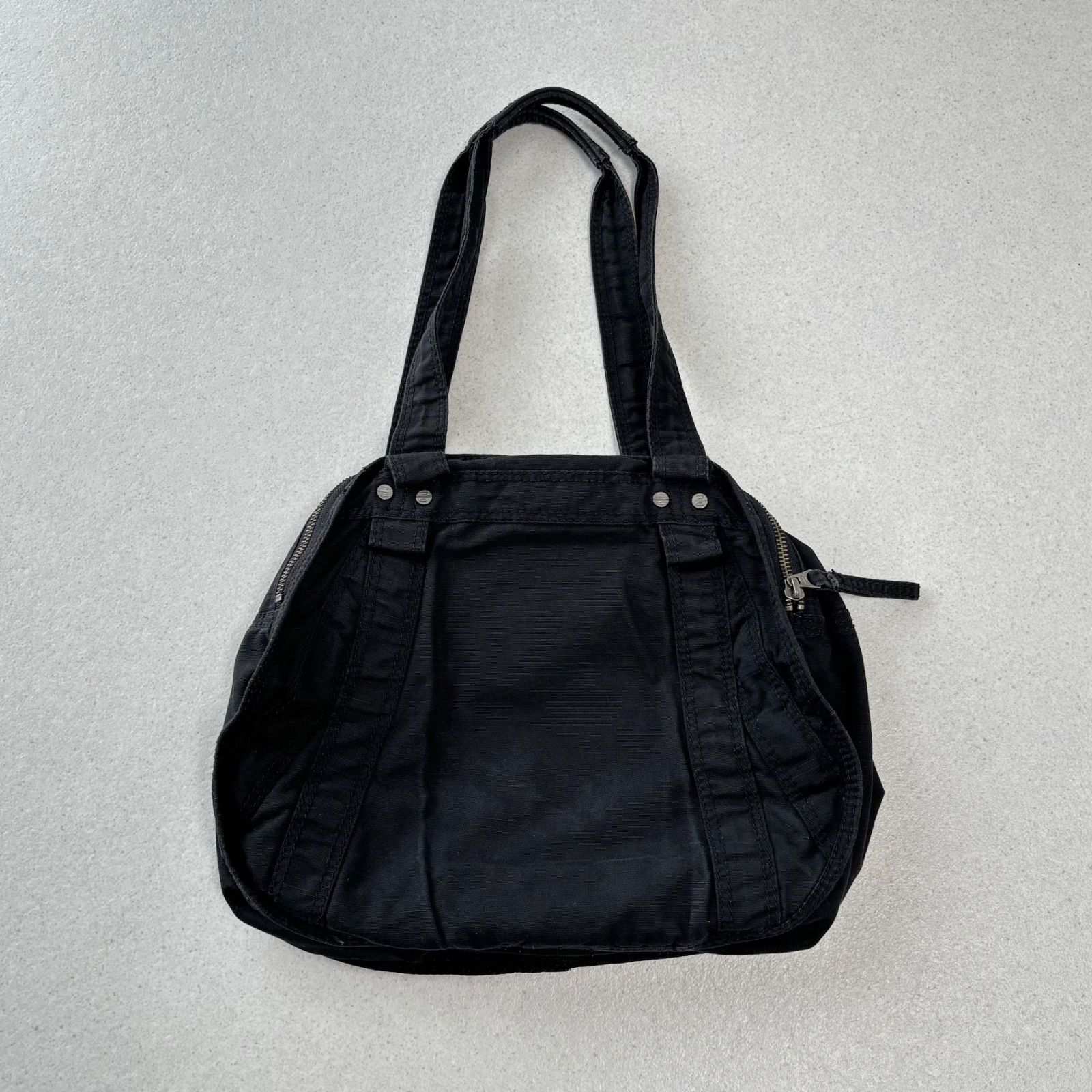 diesel archive metal logo hand bag 黒 y2k 00s ディーゼル