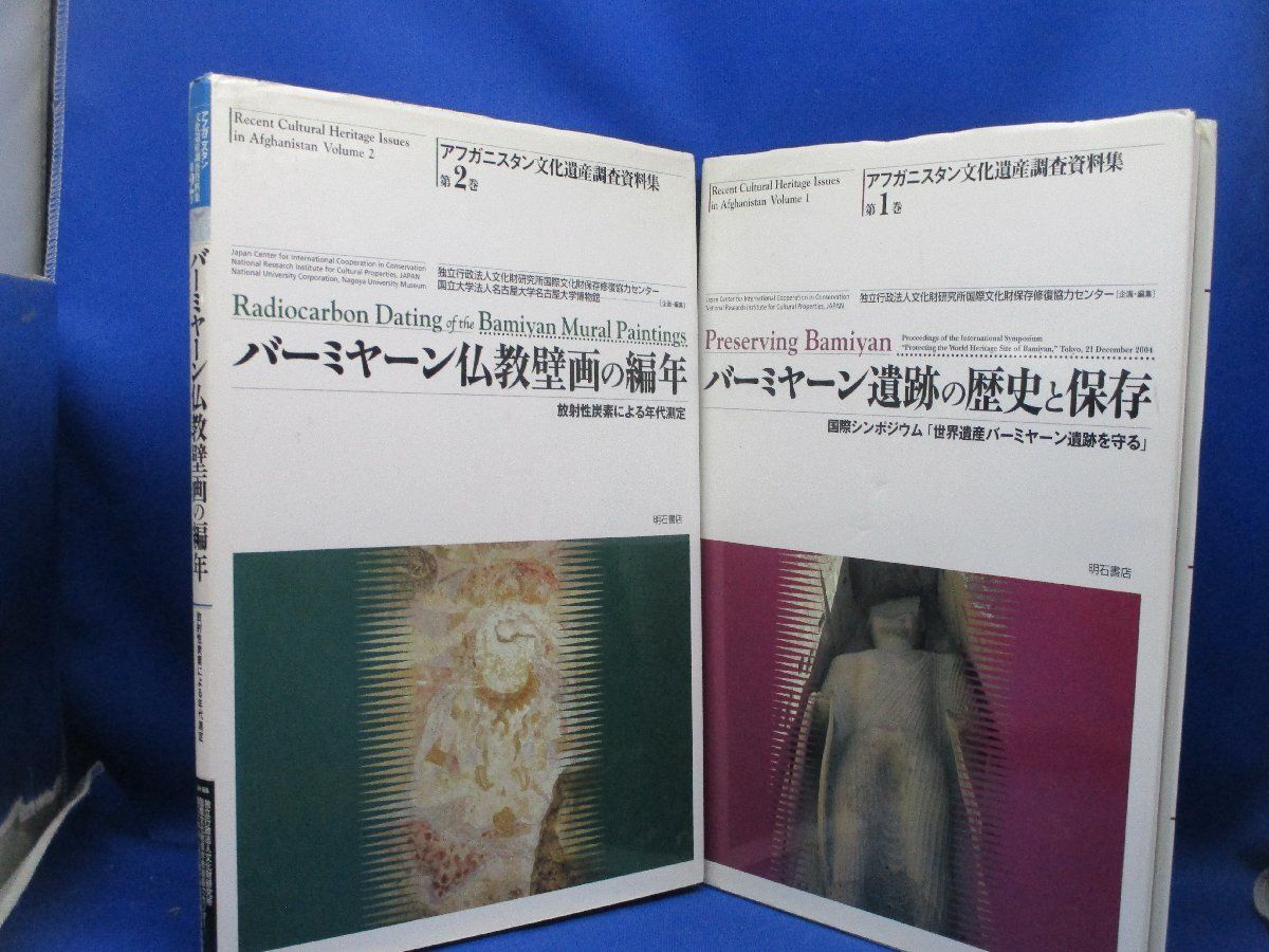 即決！　アフガニスタン文化遺産 調査資料集1・2巻【バーミヤーン遺跡の歴史と保存・仏教壁画の編年】　40819