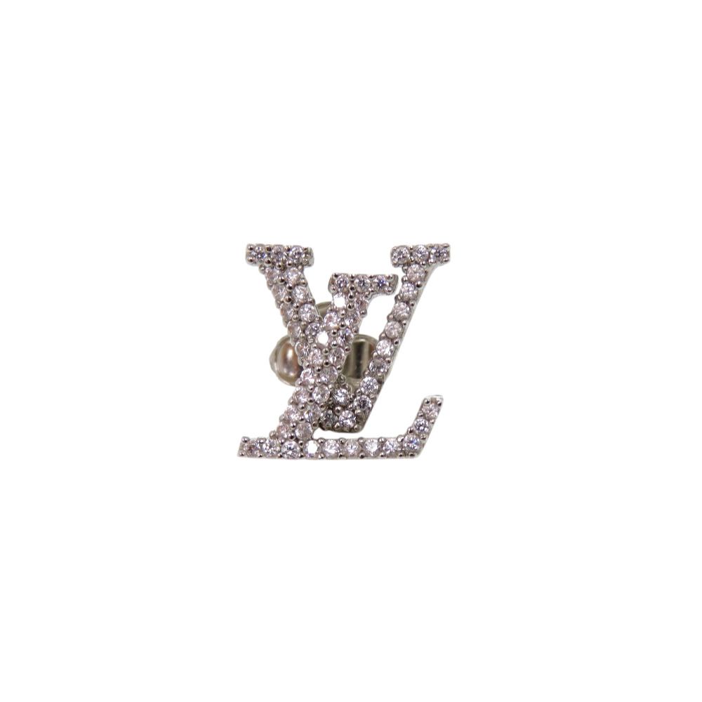 美品 ルイ ヴィトン ピアス LV アイコニック ストラス M00608 ピアス