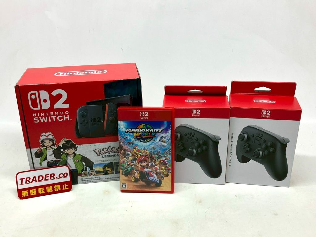 01w-6474 ○ Nintendo Switch 2 本体 + Proコントローラー(2個) +