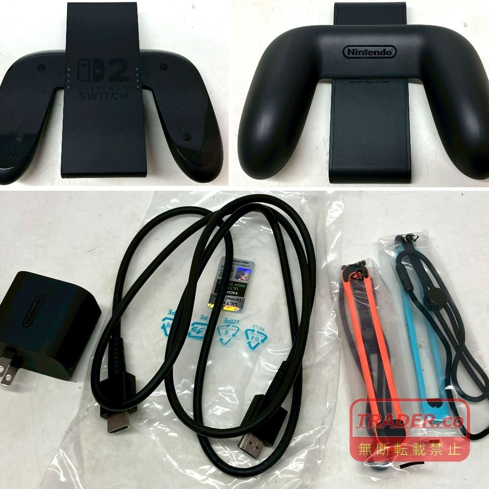 【中古】switch 本体　プロコンとマリオカート付き 01w-6474 ○ Nintendo Switch 2 本体 + Proコントローラー(2個) +