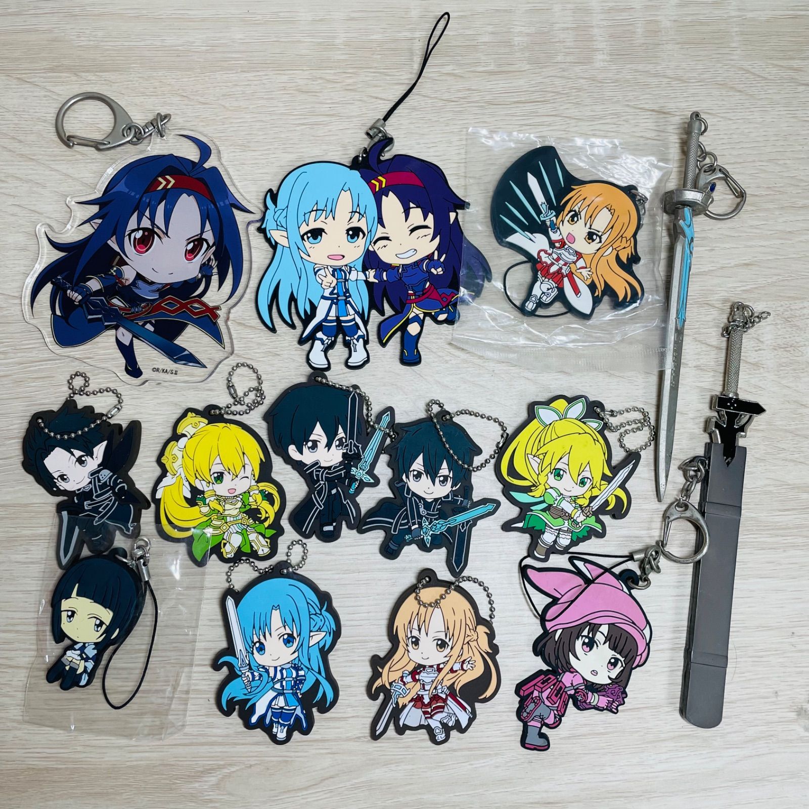 SAO ソードアートオンライン グッズ ラバストまとめ - メルカリ
