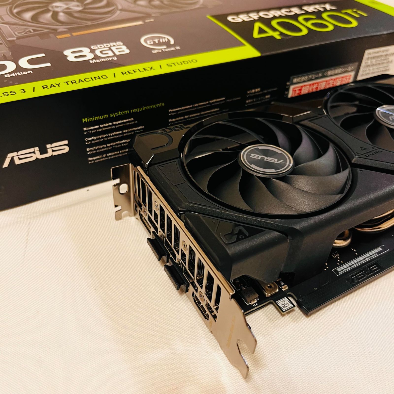 ASUS Dual GeForce RTX 4060 Ti EVO OC Edition 8GB GDDR6 DUAL