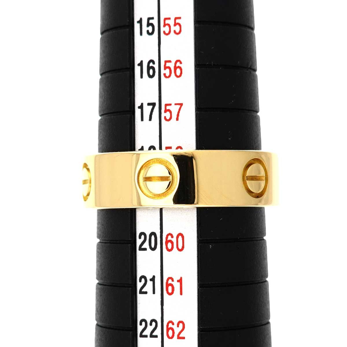 カルティエ Cartier ラブ #59 リング K18 YG イエローゴールド 750