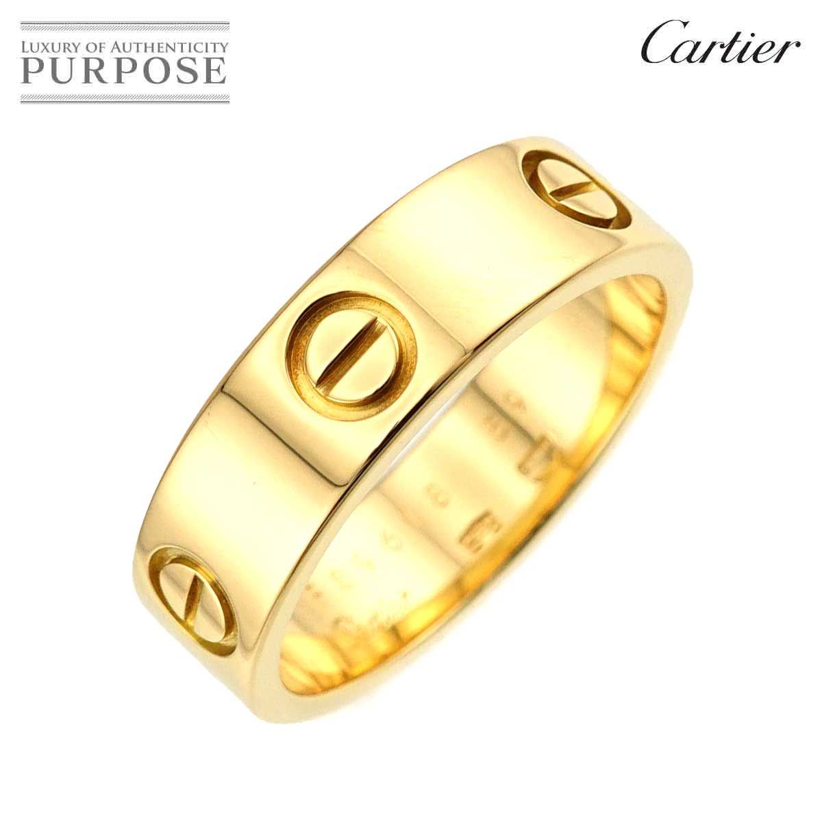 カルティエ Cartier ラブ #59 リング K18 YG イエローゴールド 750