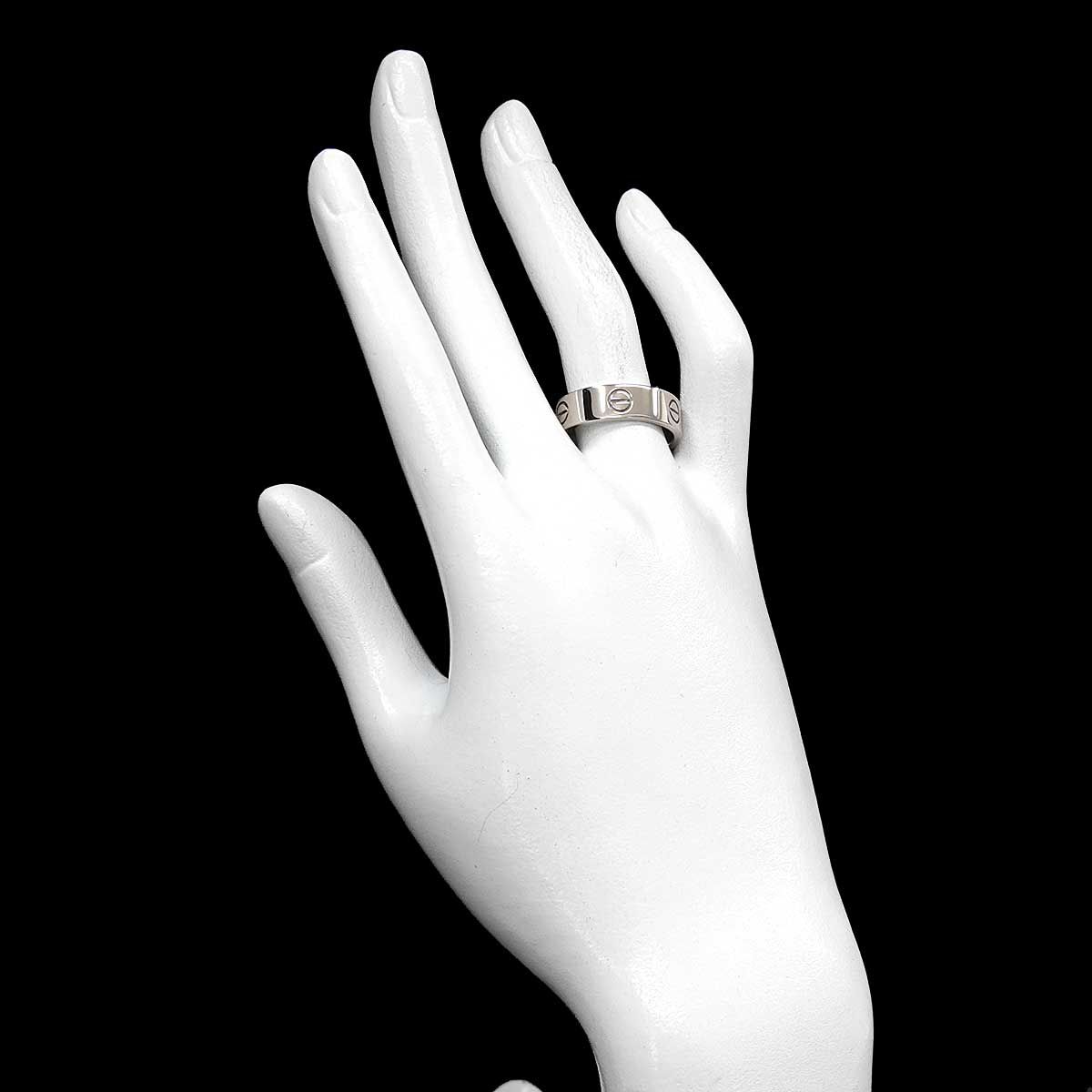 カルティエ Cartier ラブ #60 リング K18 WG ホワイトゴールド 750