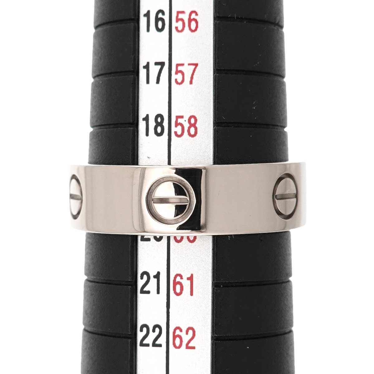 カルティエ Cartier ラブ #60 リング K18 WG ホワイトゴールド 750