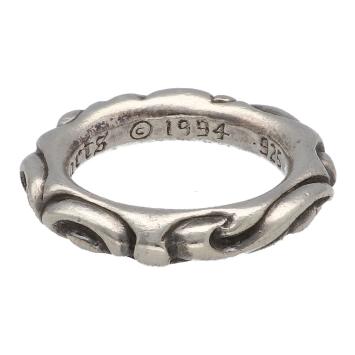 中古】 CHROME HEARTS クロムハーツ スクロールバンドリング 14号