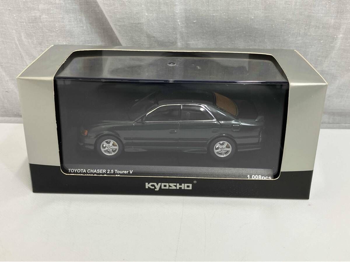 京商 1/43 TOYOTA CHASER 2.5 Tourer V JZX100 1998 ホワイトパール