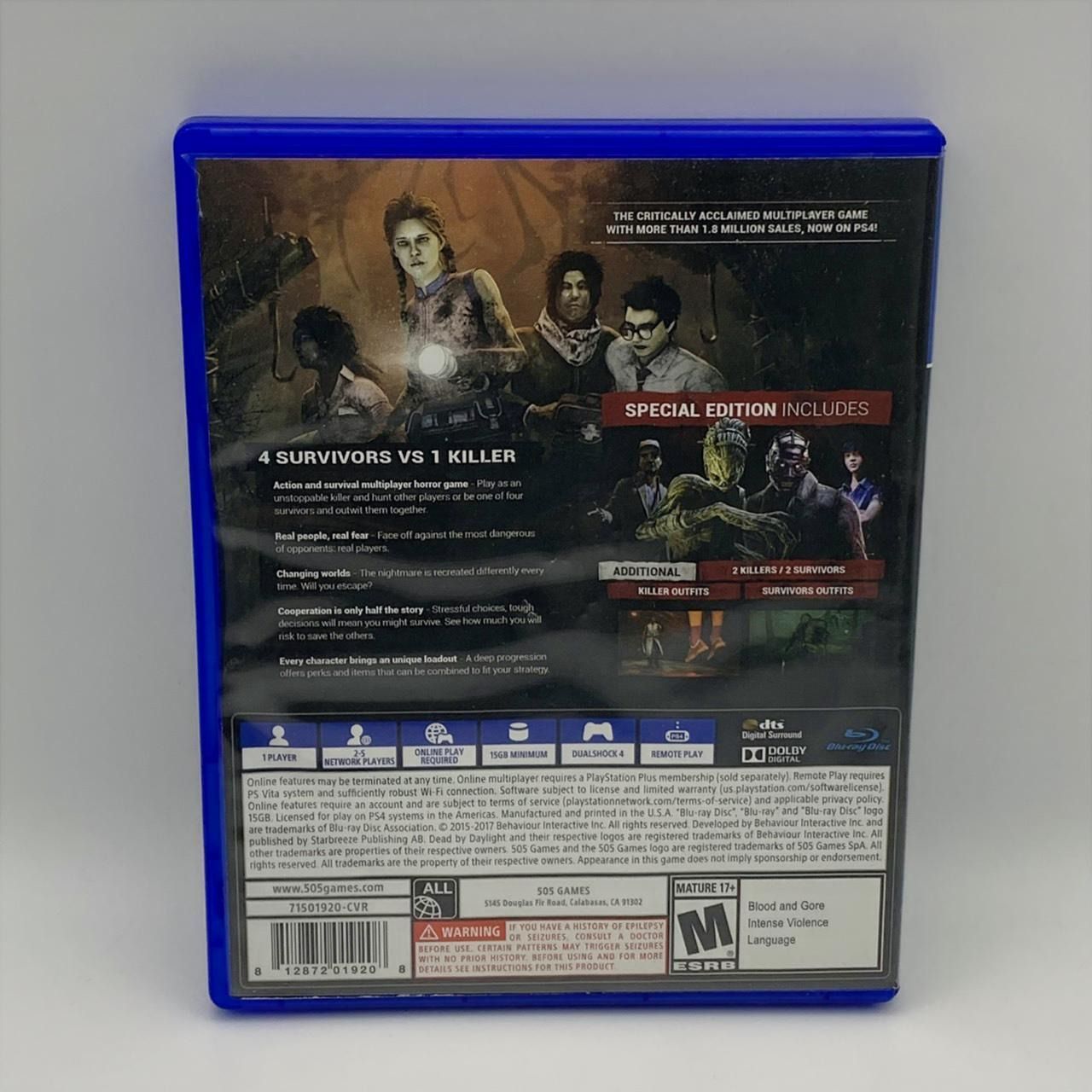 PS4】Dead by Daylight Special Edition 中古品 【260417】 - メルカリ