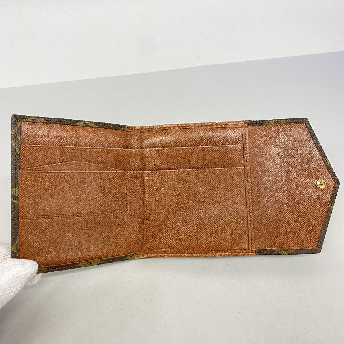 ルイヴィトン モノグラム 3つ折り財布 ポルトモネビエカルトクレディ 正規品 LOUIS VUITTON】ルイヴィトン『モノグラム ポルトモネ ビエ カルト