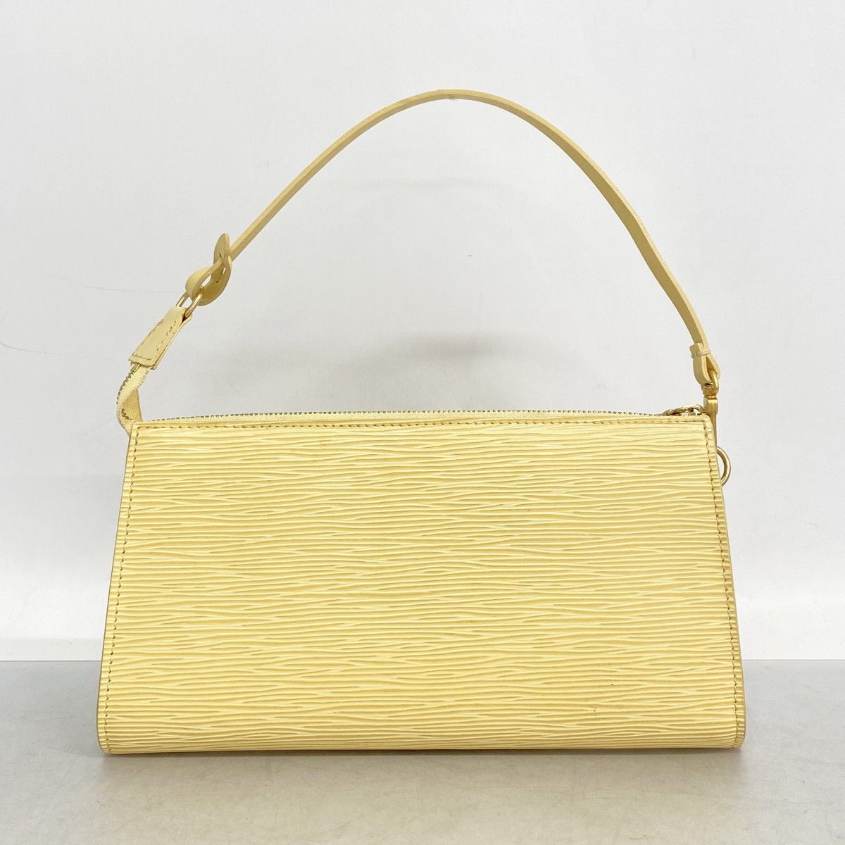 美品　LOUIS VUITTON アクセソワール エピ イエロー バッグ ポーチ LOUIS VUITTON ルイヴィトン エピ 黄色 イエロー系 ポシェット・アクセ