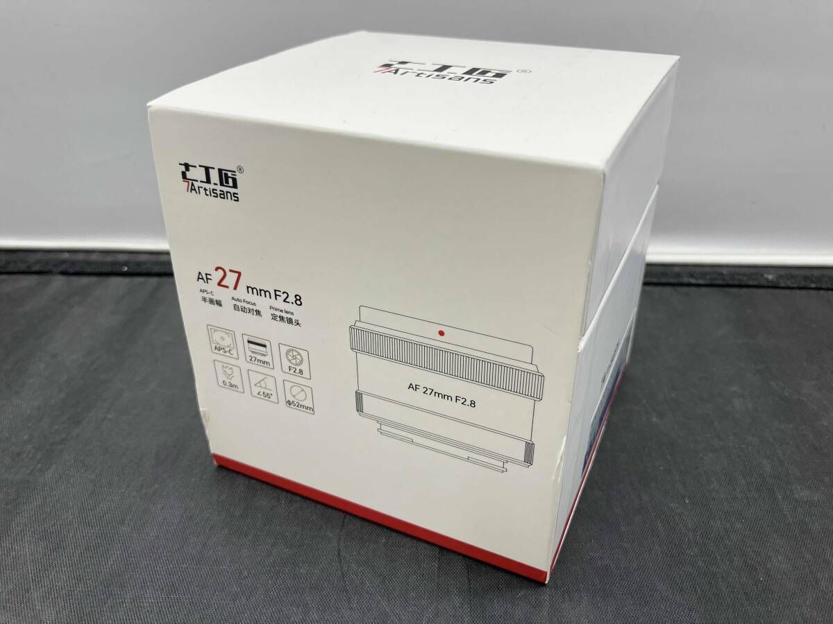 現状品 七工匠 2728EB-AF 27/2.8 φ52 0.3m/1ft [ソニｰEマウント] 交換レンズ