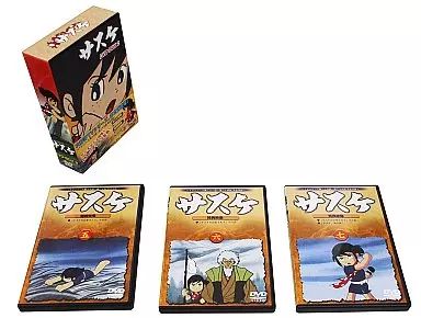 サスケ DVDBOX1+2　TVシリーズ 7枚セット　全29話収録 TVシリーズ全29話を収録した「サスケ DVD BOX」が発売