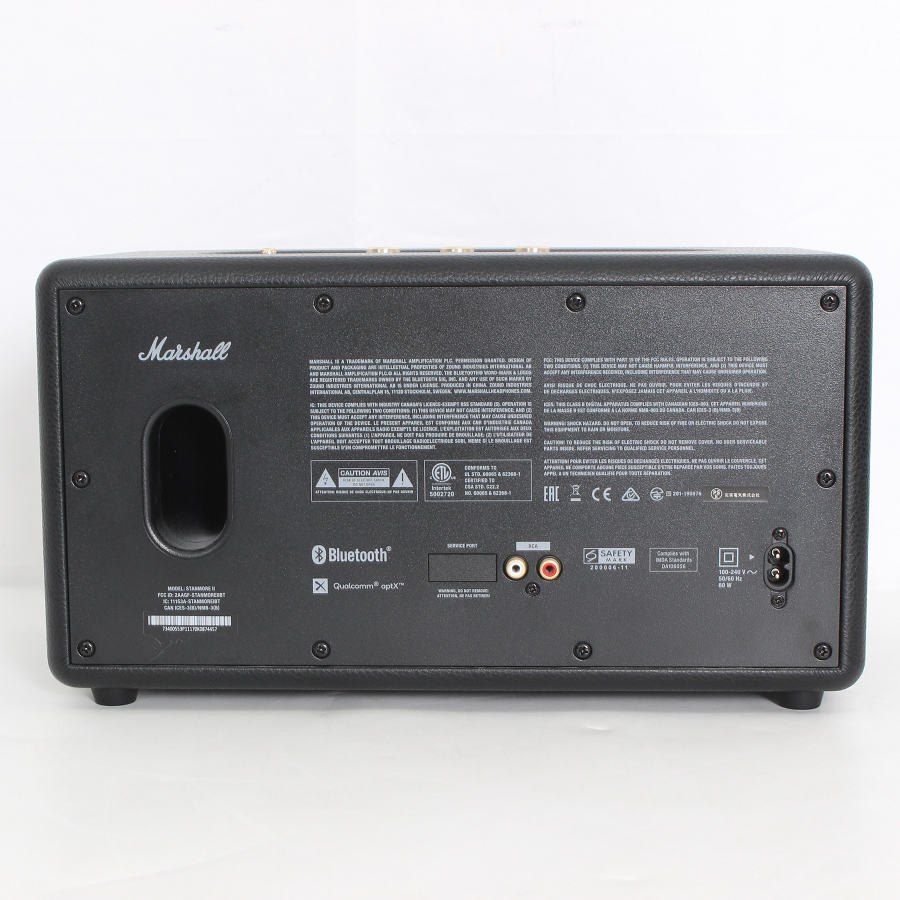 美品】Marshall Stanmore II ブラック ZMS-1001902 ワイヤレス
