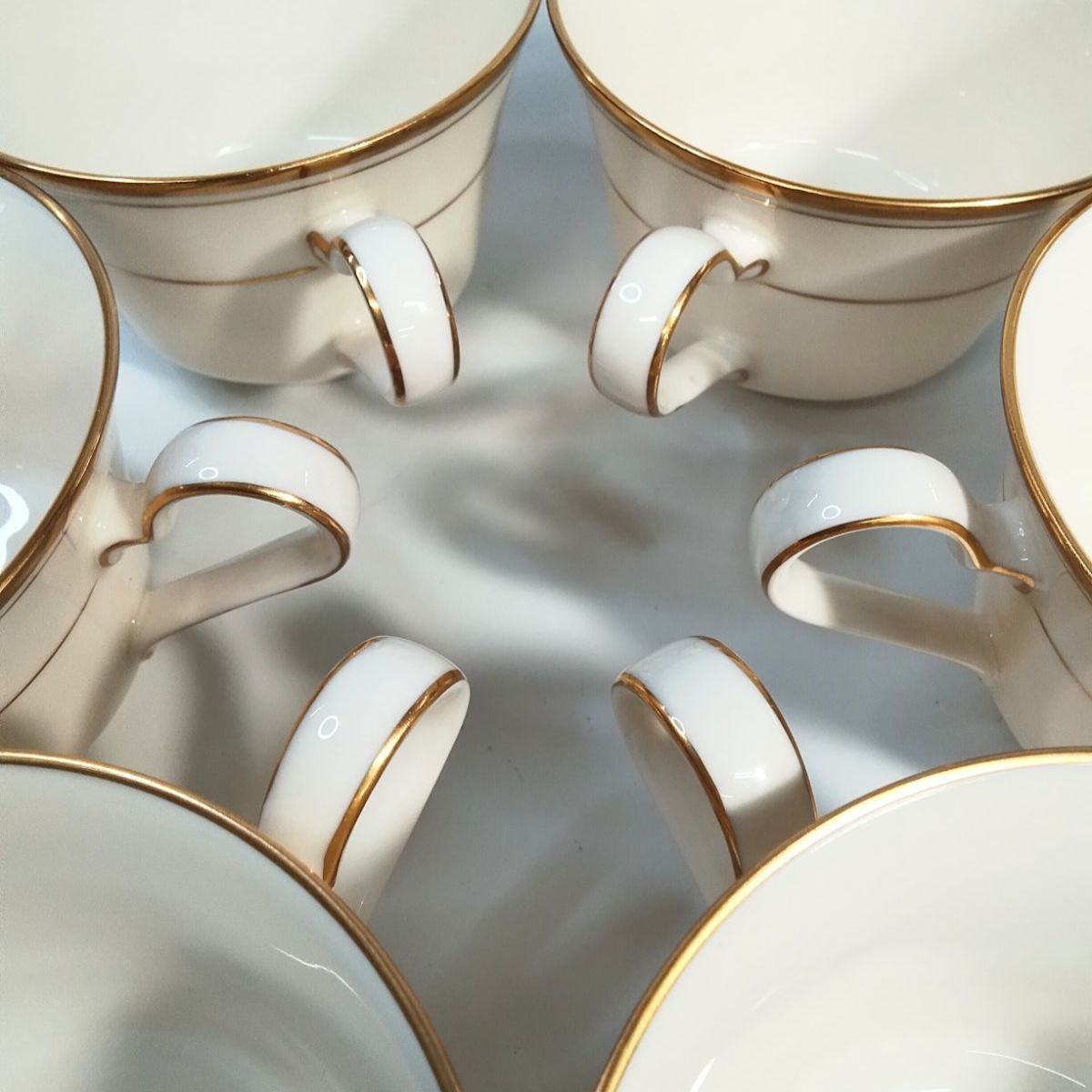 美品】ノリタケ Noritake アイボリーチャイナ LINTON カップ＆ソーサー