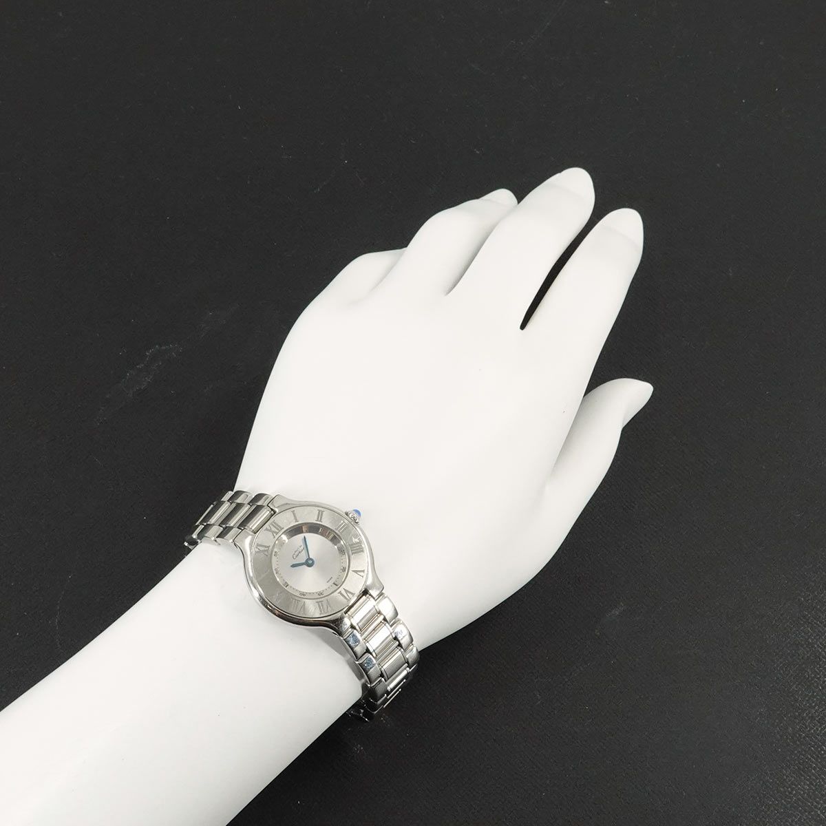 カルティエ Cartier マスト21 ヴァンティアン W10109T2 レディース 腕時計 シルバー クォーツ ウォッチ Must21 90322893 Cartier - カルティエ Cartier マスト21 ヴァンティアン W10109T2
