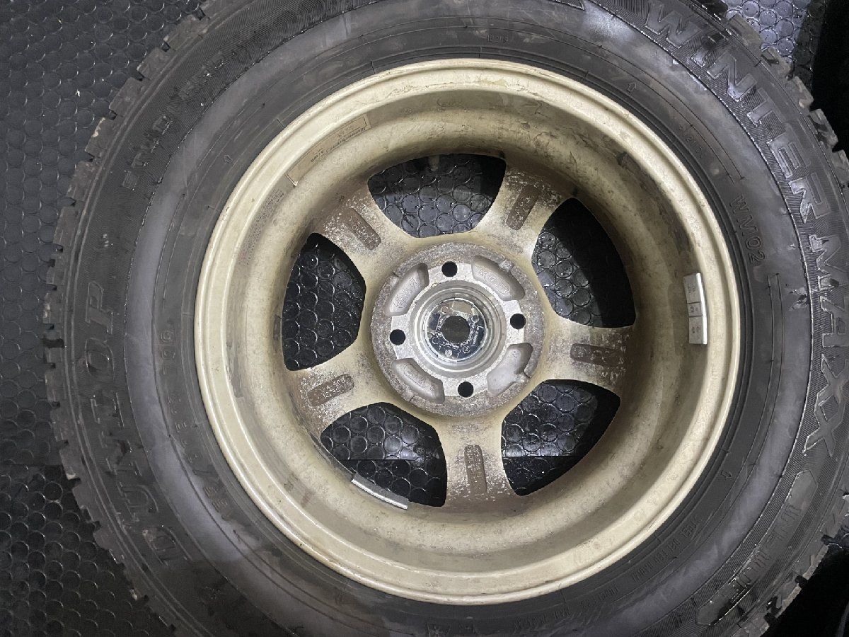 DUNLOP WINTER MAXX WM02 155/80R13】スタッドレス【BALMINUM 13インチ 
