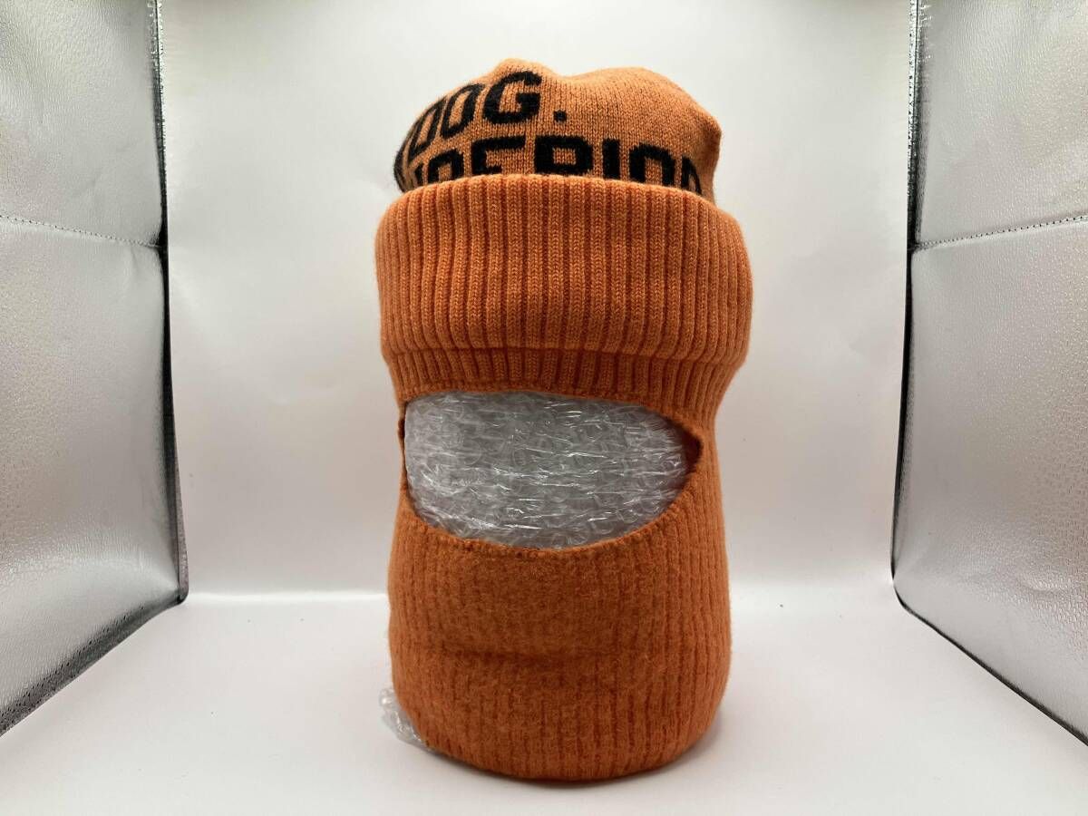 THE H.W. DOG&CO. ニット帽　ビーニー　完売品　新品未使用タグ付き THE H.W.DOG&CO D-00813 2WAY ニット帽 フェイスマスク オレンジ