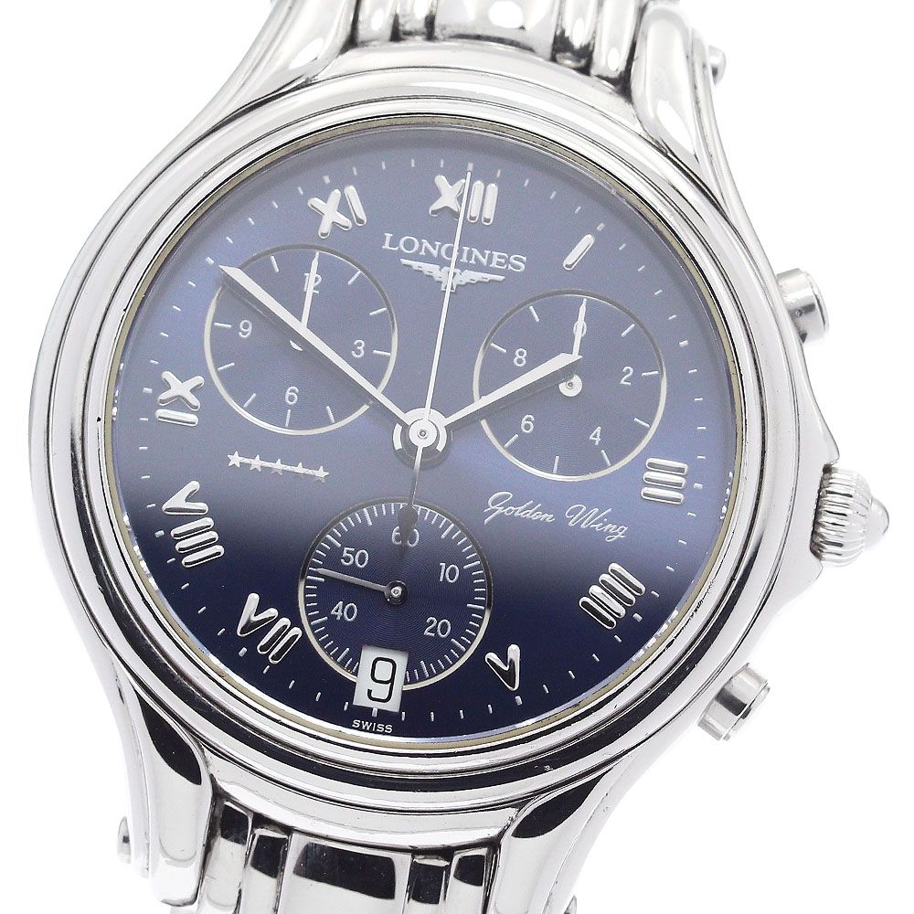 ロンジン LONGINES L3.610.4 ゴールデンウィング クロノグラフ 