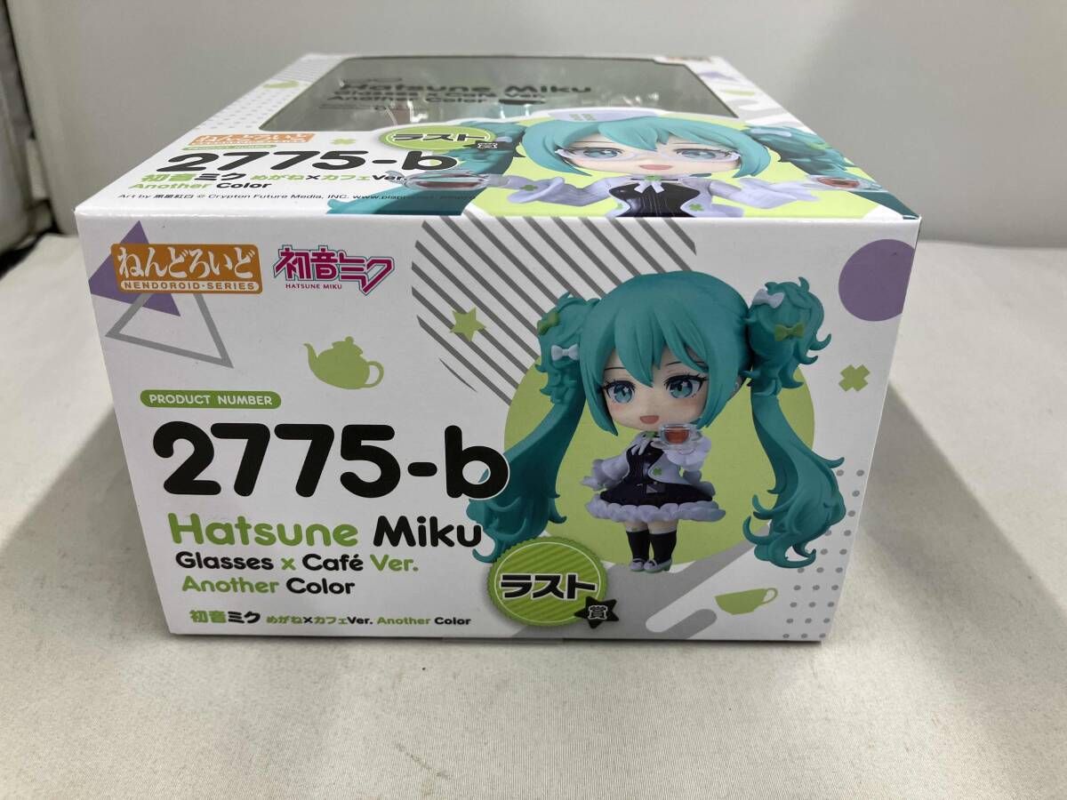 ラスト賞 ねんどろいど 2775-b 初音ミク めがね×カフェVer. Another