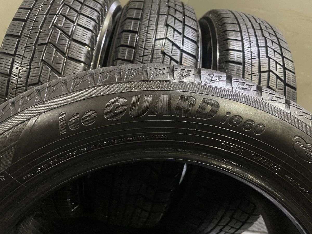 YOKOHAMA ice GUARD iG60 175/60R16 16インチ スタッドレス 4本 21年製 バリ溝 イグニス クロスビー ラクティス トレジア等　(KTH536) YOKOHAMA ice GUARD iG60 175/60R16 16インチ スタッドレス 4本 21年製