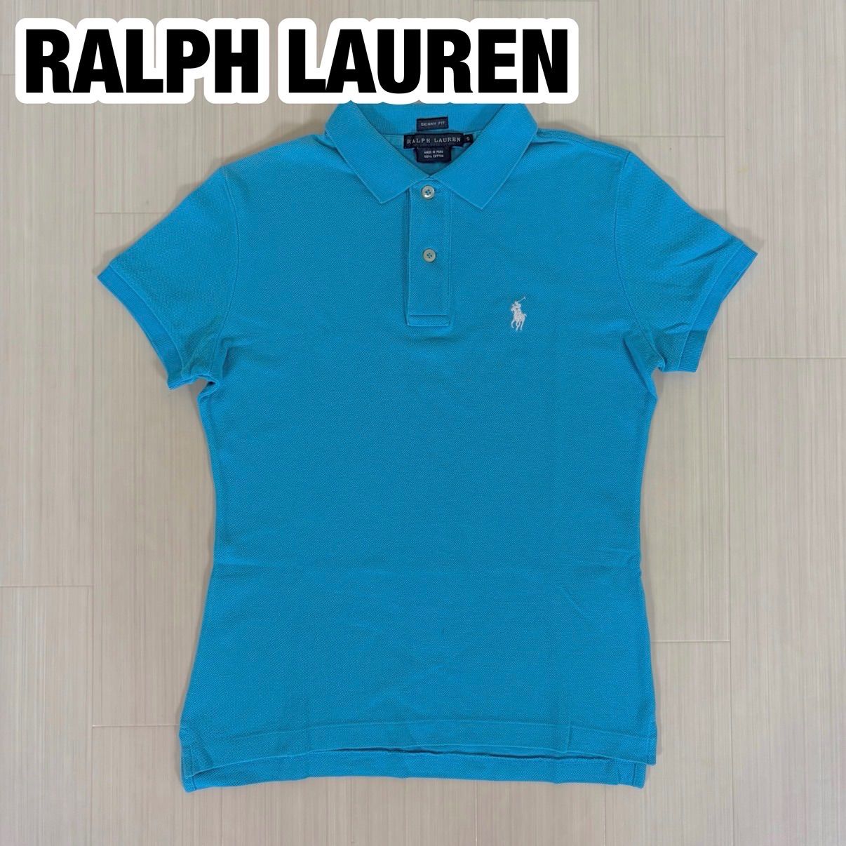 RALPH LAUREN ラルフローレン 半袖ポロシャツ レディース S ライト 