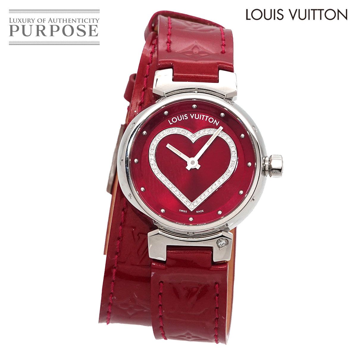 ルイ ヴィトン LOUIS VUITTON タンブール Wトゥール Q121Z