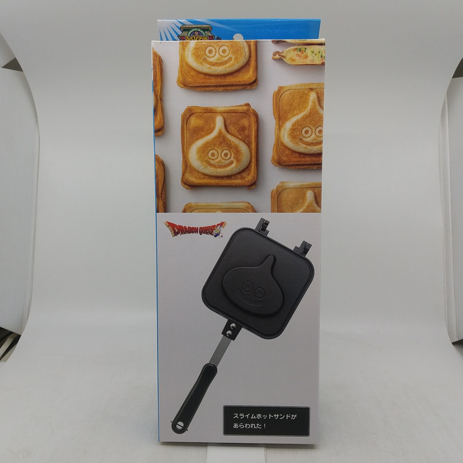 【新品】ドラクエ 一番くじ スライム ホットサンドメーカー これはかわいい】ローソンで買える「スライムのホットサンドパン