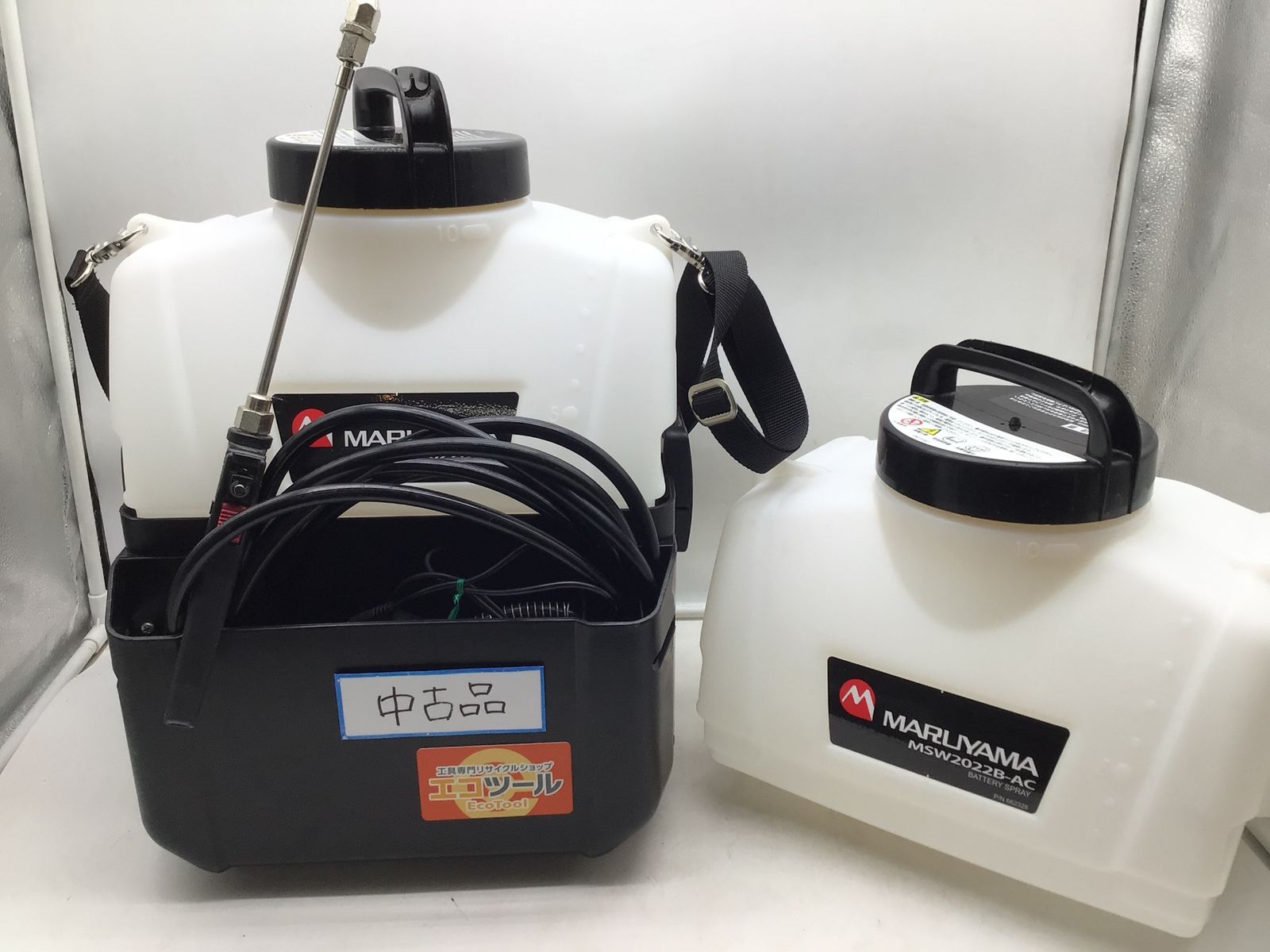 中古品】MARUYAMA/丸山製作所 MSW2022B-AC バッテリー式エアコン洗浄機