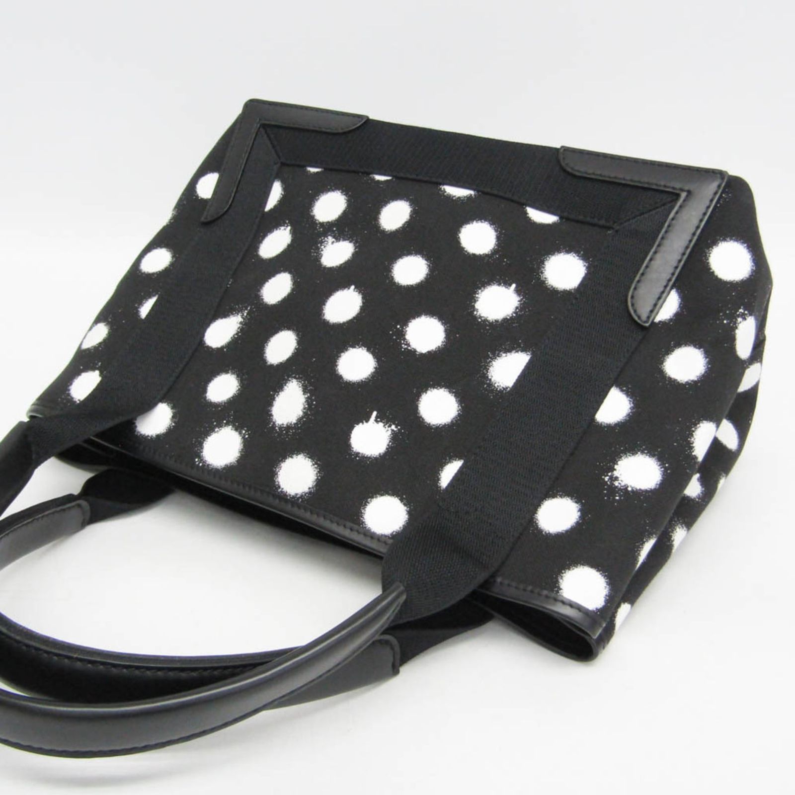 バレンシアガ(Balenciaga) ネイビーカバス S ドットプリント 339933 